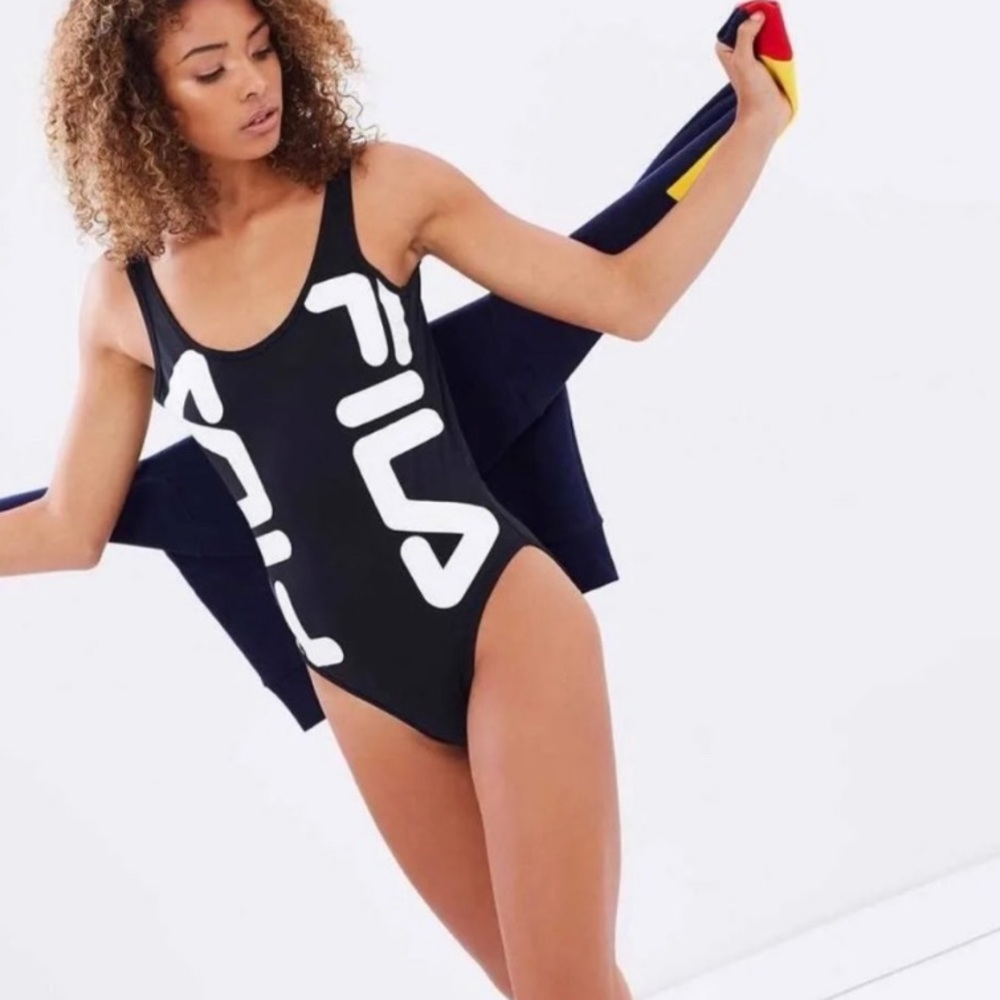 Super-Stretch FILA Athletic Bodysuit